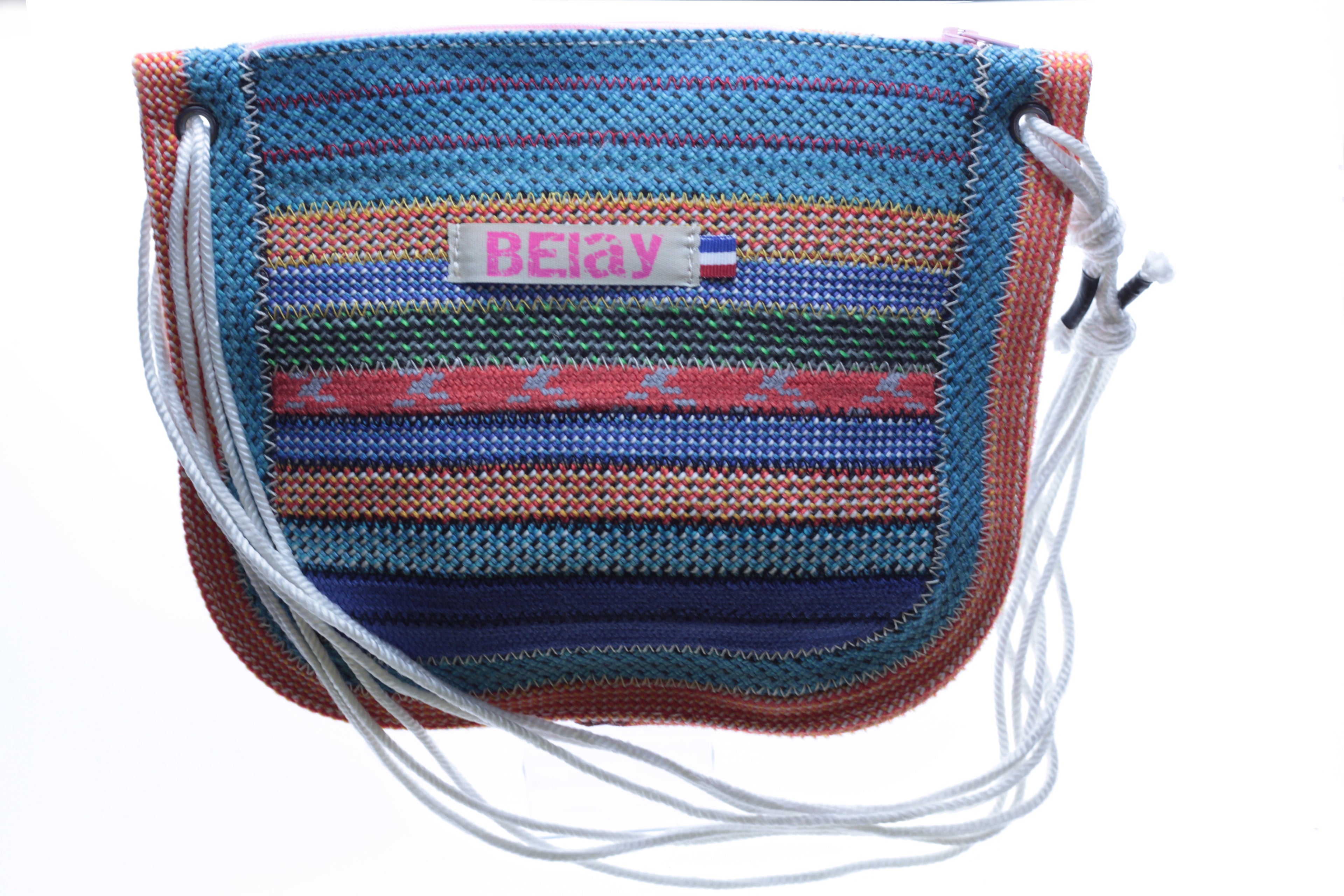 Pochette à bandoulière en corde d'escalade