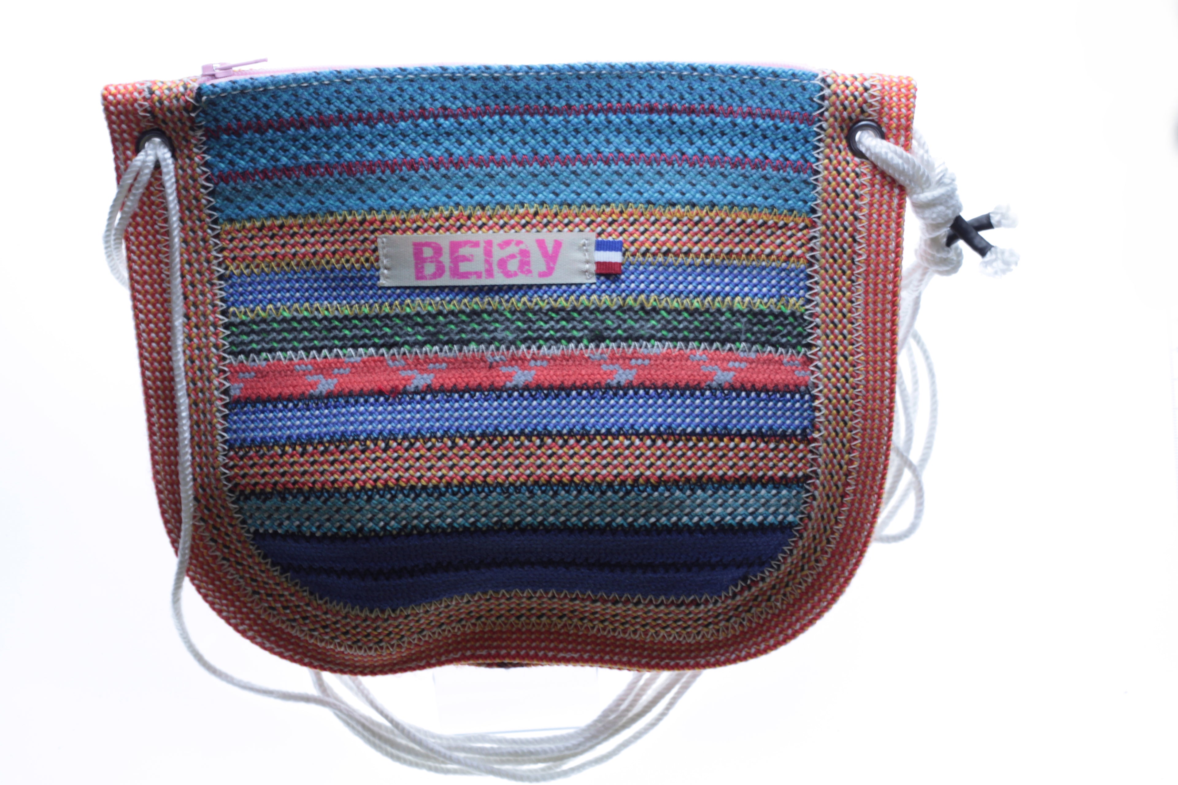 Pochette à bandoulière en corde d'escalade