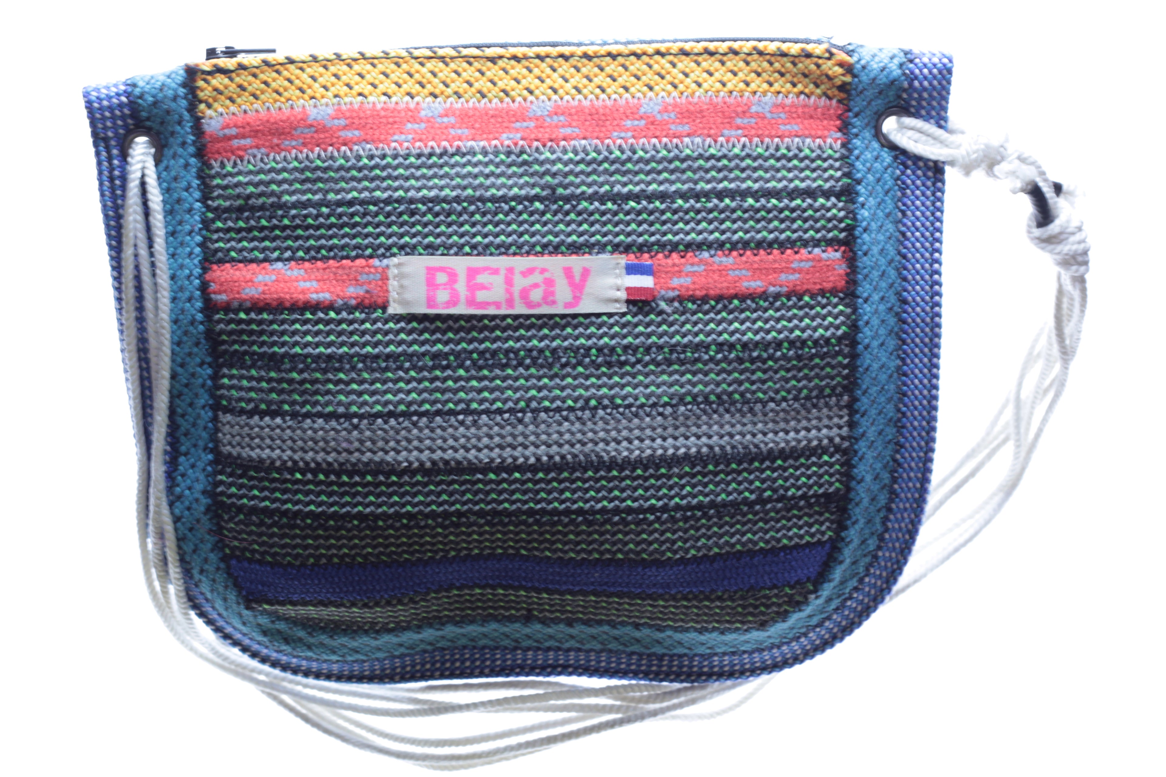 Pochette à bandoulière en corde d'escalade