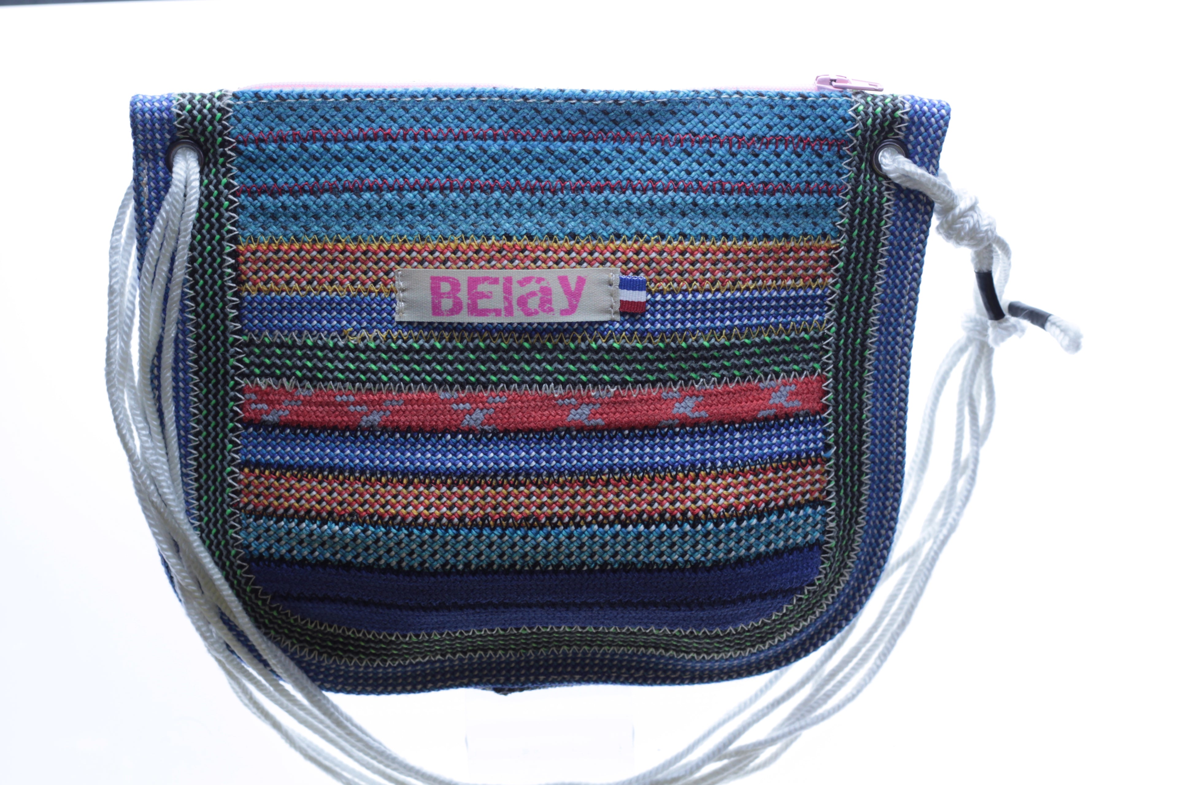Pochette à bandoulière en corde d'escalade